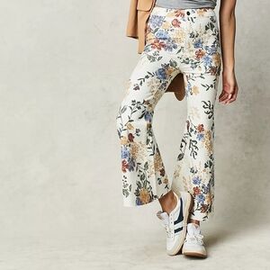 High Waisted Crop Flare Pants LAST CHANCE